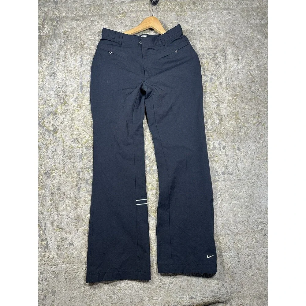 VTG Nike ACG 71st Black Ski Snow Pants Women 4 S Y2K Gorpcore Technical Cargo